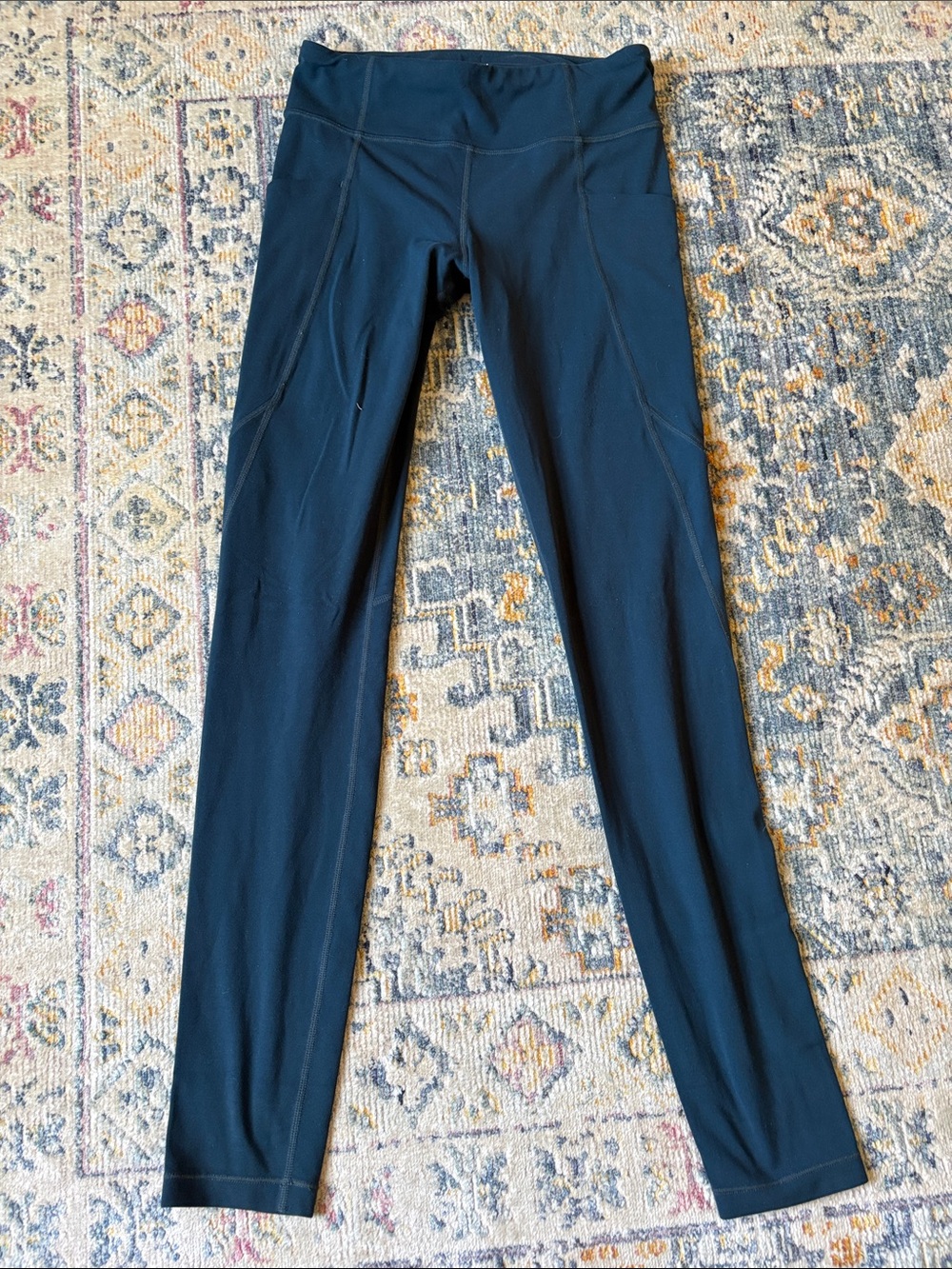Athleta Dark Blue High-Waist Performance Leggings